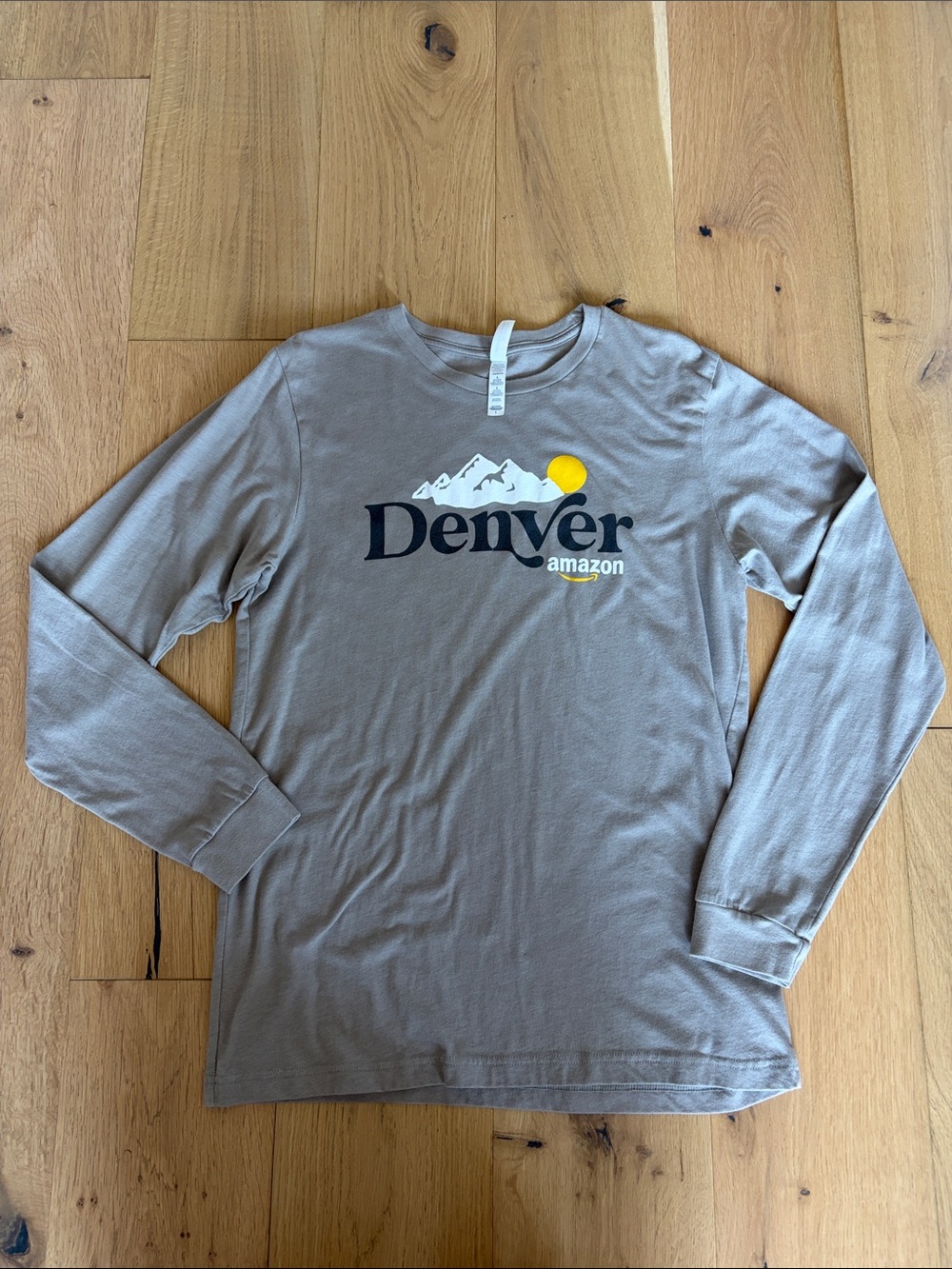Amazon Denver Long Sleeve Men's T-Shirt - Gray